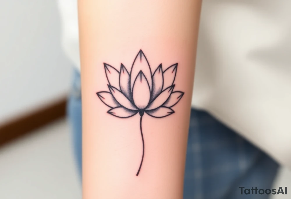 Lotus tattoo idea