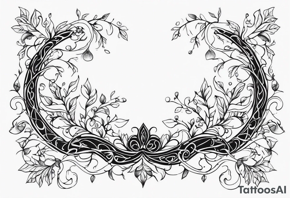 Long Vines tattoo idea