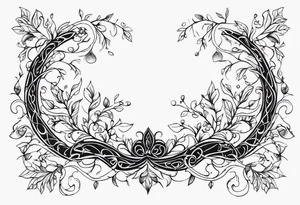 Long Vines tattoo idea