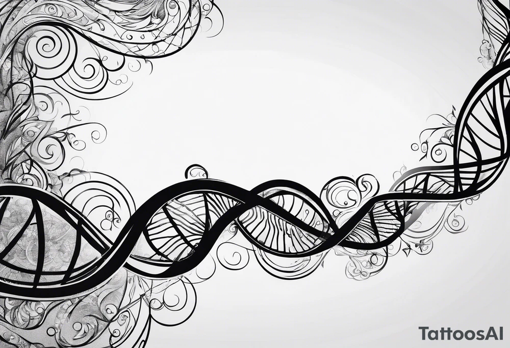 Dna strand tattoo idea
