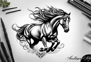 Mustang tattoo idea