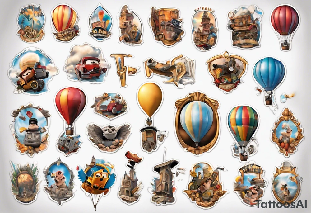 up! movie tattoo idea