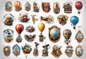 up! movie tattoo idea