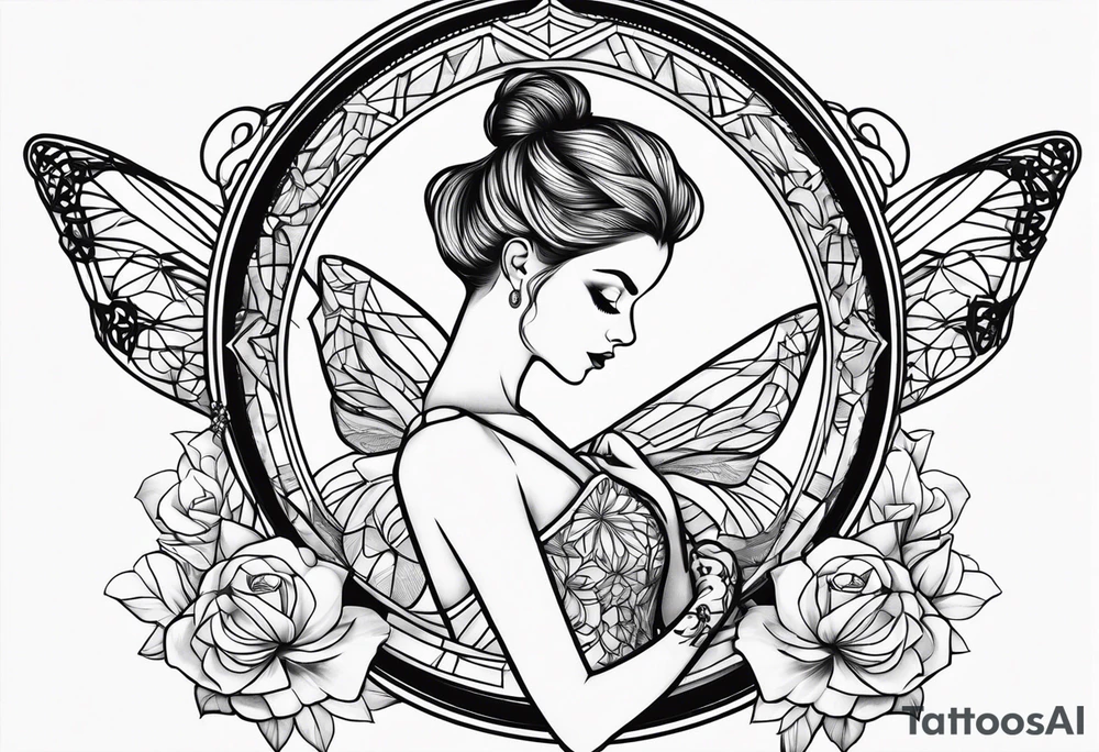 ballerina jewelry box tattoo idea