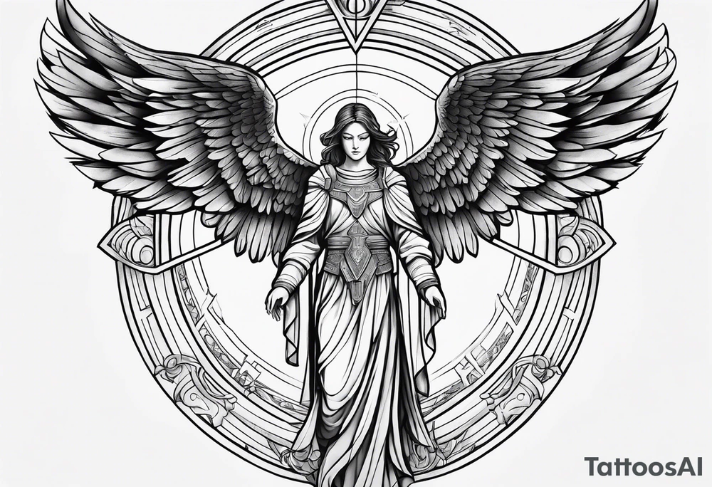 Archangel tattoo idea
