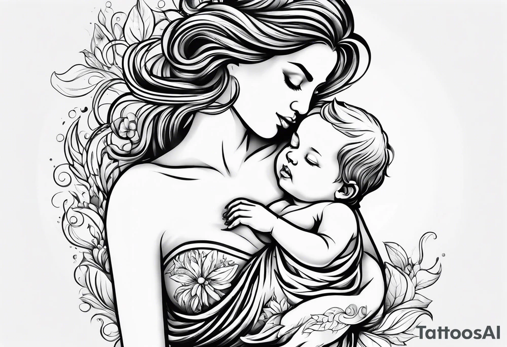 Breastfeeding tattoo idea