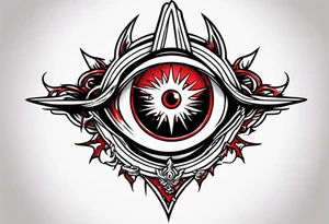 Hellsing bleeding eye logo tattoo tattoo idea