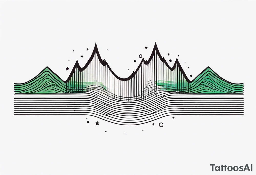 armband tattoo, horizontal with sound spectrum wave pattern tattoo idea armband tattoo, horizontal with sound spectrum wave pattern tattoo idea