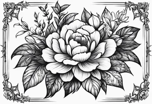 sword
sword true flower 
fine line
gentle
thin lines
floral design tattoo idea