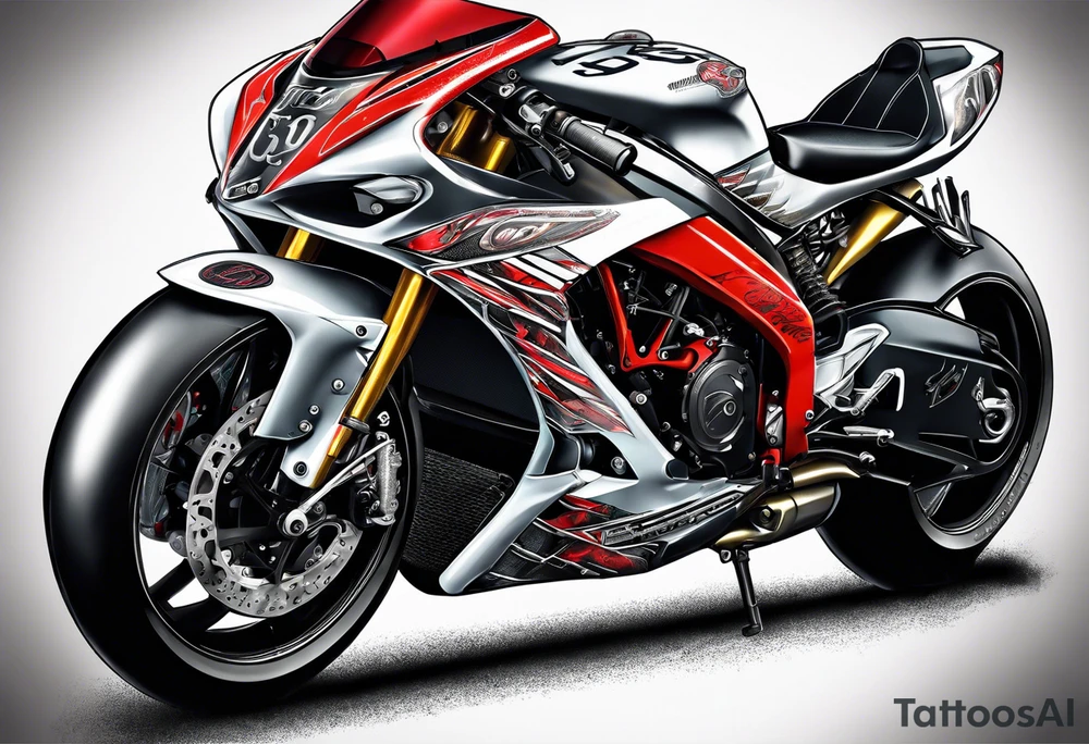 Superbike tattoo idea
