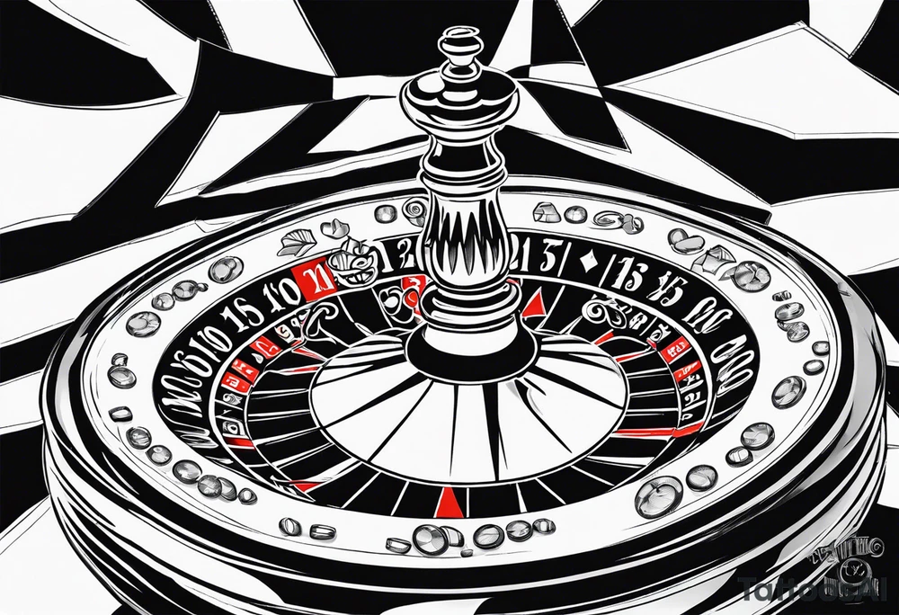 Casino tattoo idea