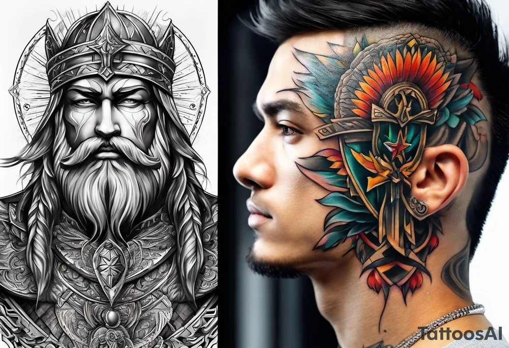 warrior for Christ tattoo idea