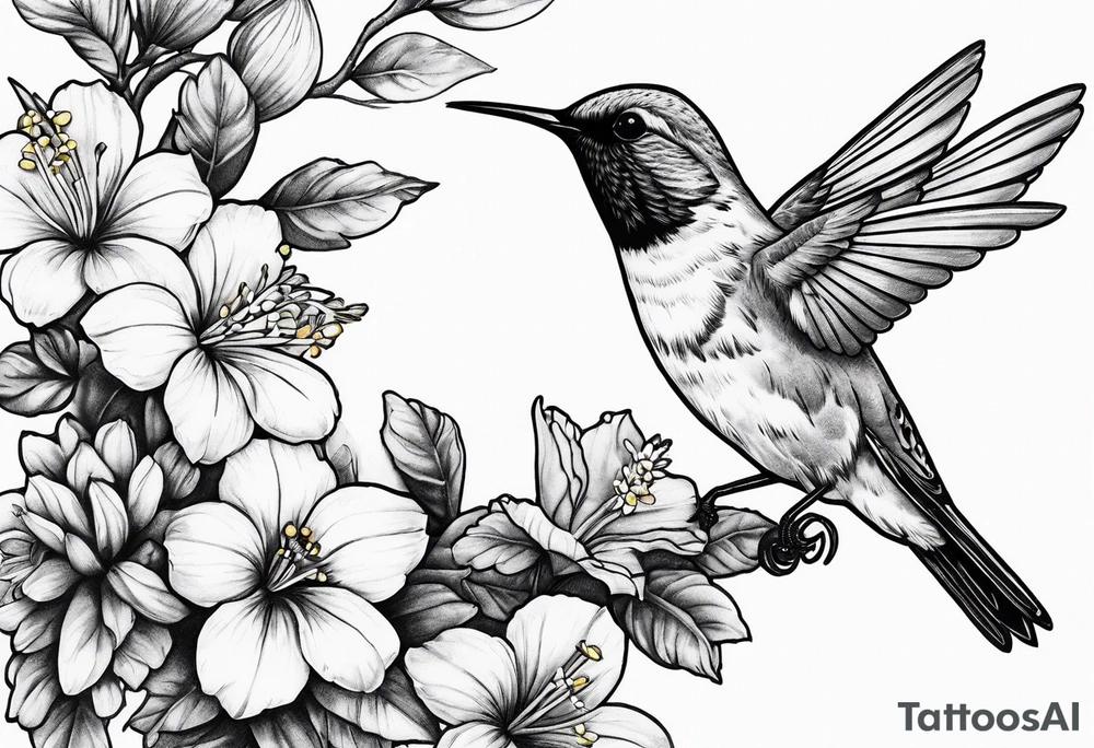 Libra, hummingbird, yellow finch, cardinal, flower garden, dark, sad, beautiful mother tattoo idea