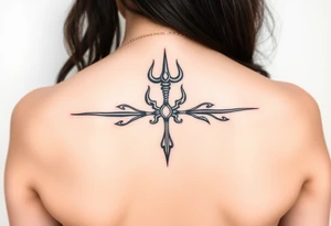 Lord Shiva trishul tattoo idea