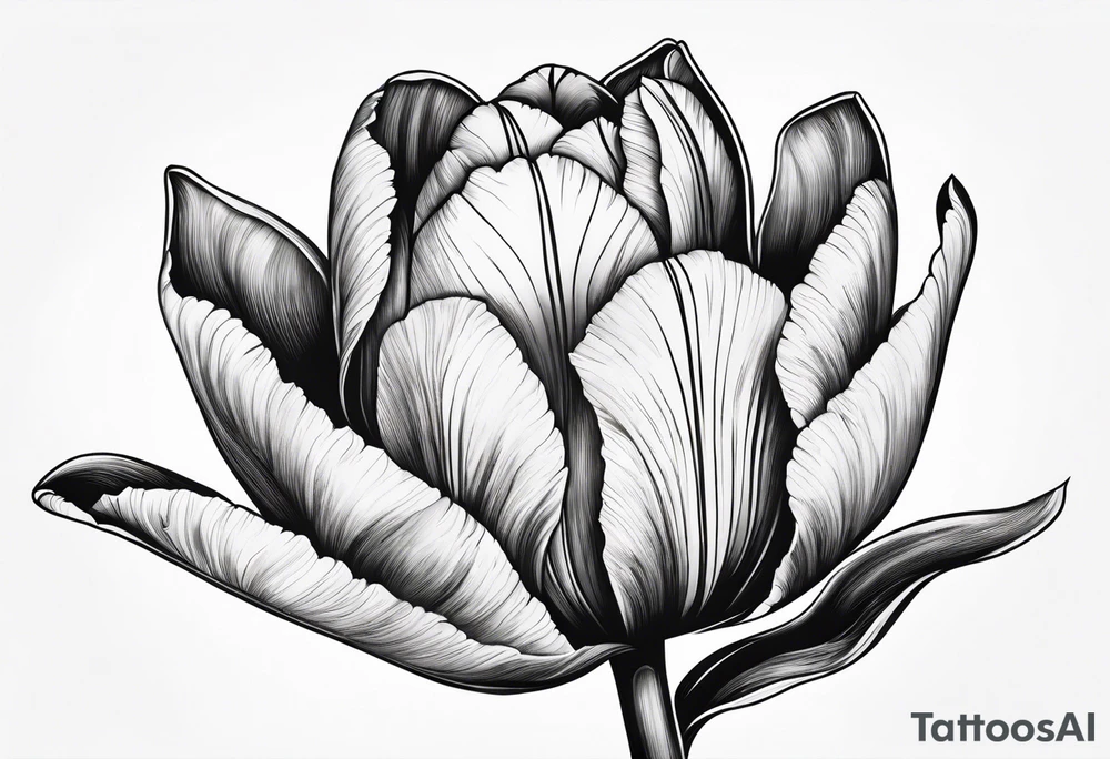 Tulip tattoo idea
