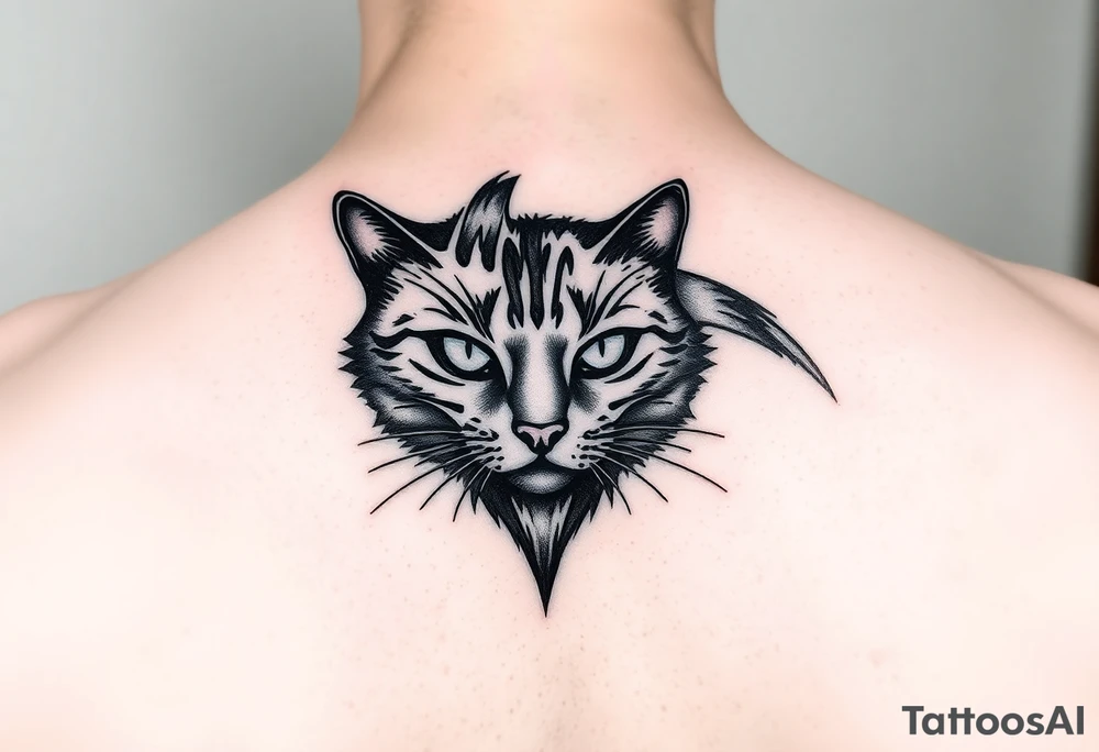 Black Cat tattoo idea