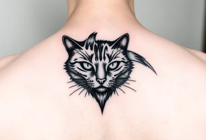 Black Cat tattoo idea