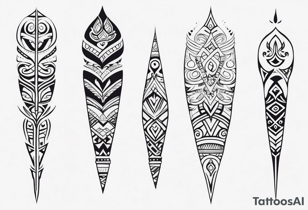 maori tribal  spine tattoo tattoo idea