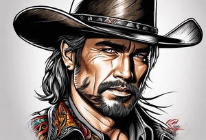 Western movie tattoo idea