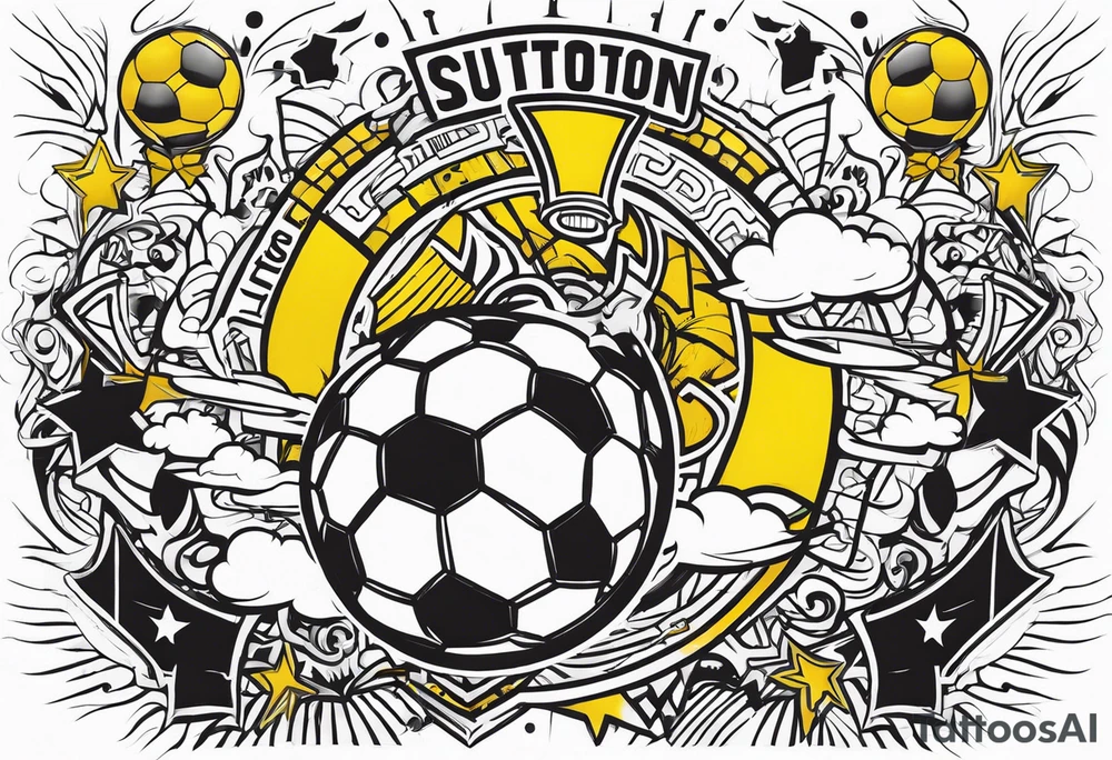 football, Sutton United tattoo idea