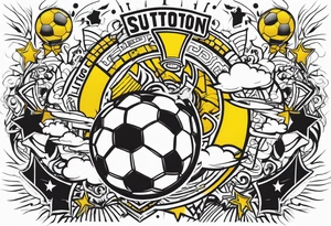 football, Sutton United tattoo idea