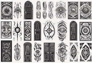 portal door tattoo idea