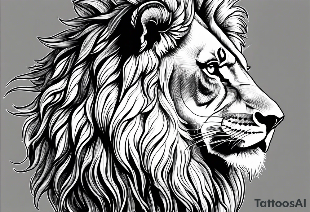 lion tattoo idea