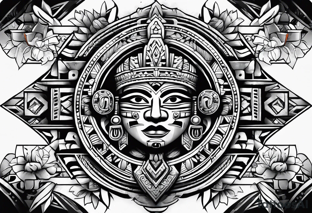 sleeve. Aztec tattoo idea