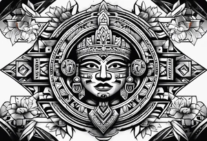 sleeve. Aztec tattoo idea