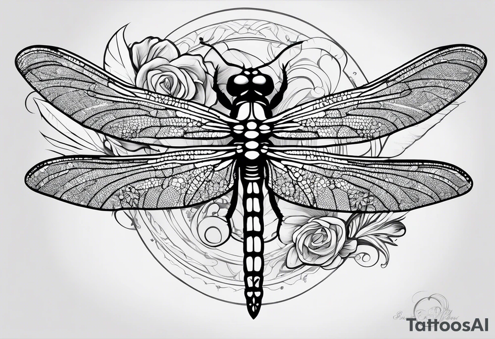 medusa dragonfly book tattoo idea