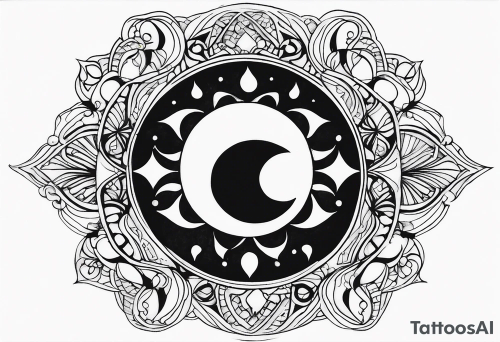 Eclipse tattoo idea