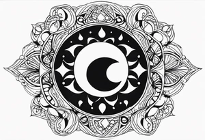 Eclipse tattoo idea