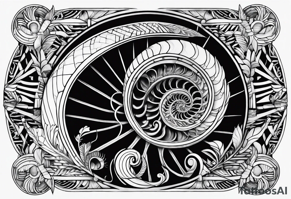 Nautilus tattoo idea