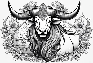 Taurus, Aquarius, Libra, half sleeve, zodiac 
symbols tattoo idea