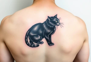 Black Cat tattoo idea