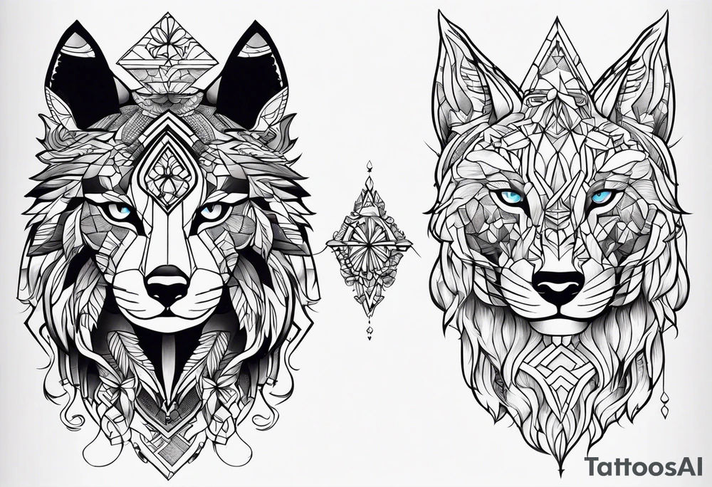 собака tattoo idea