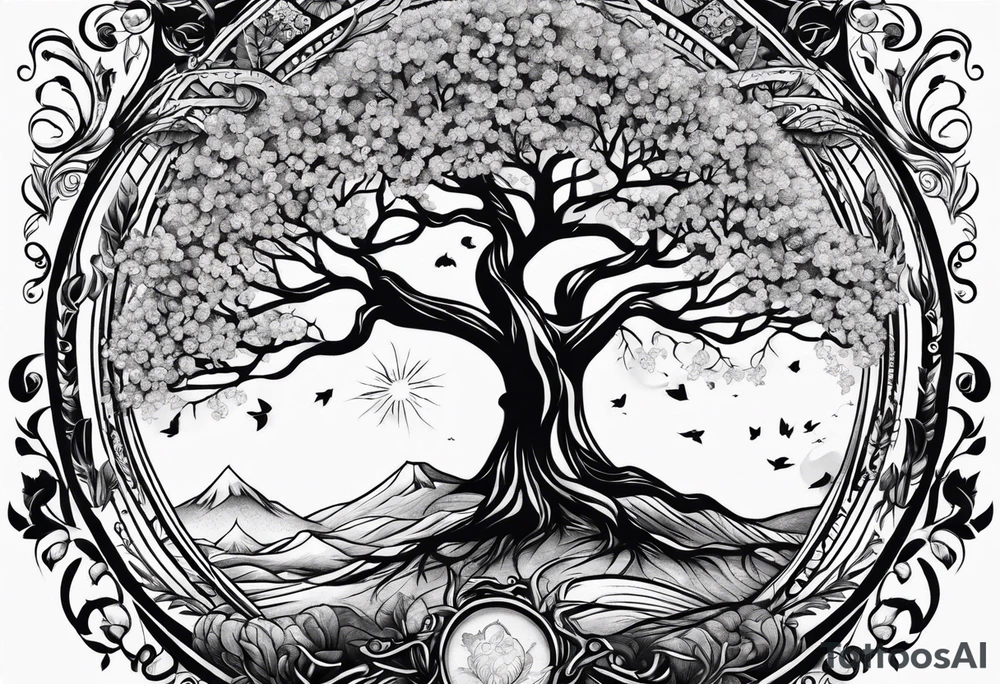 Family tree tattoo idea