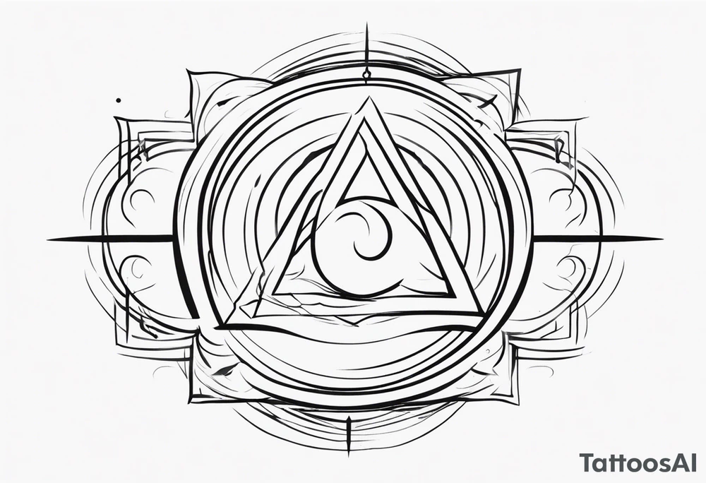 symbol of rising spiritual energy, very simplistic, for the throat area tattoo idea