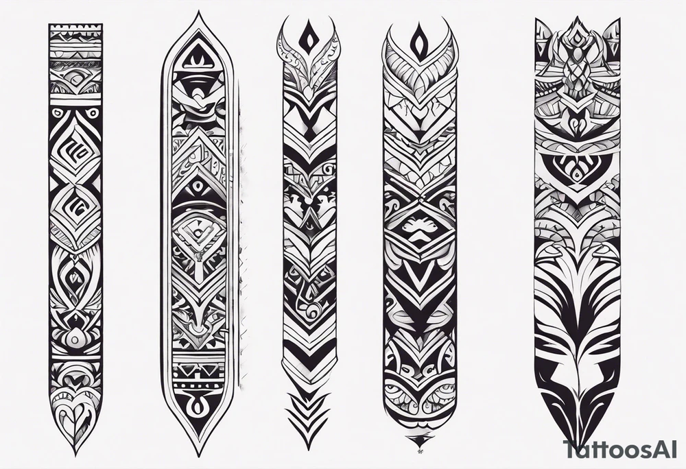 maori tribal  spine tattoo tattoo idea