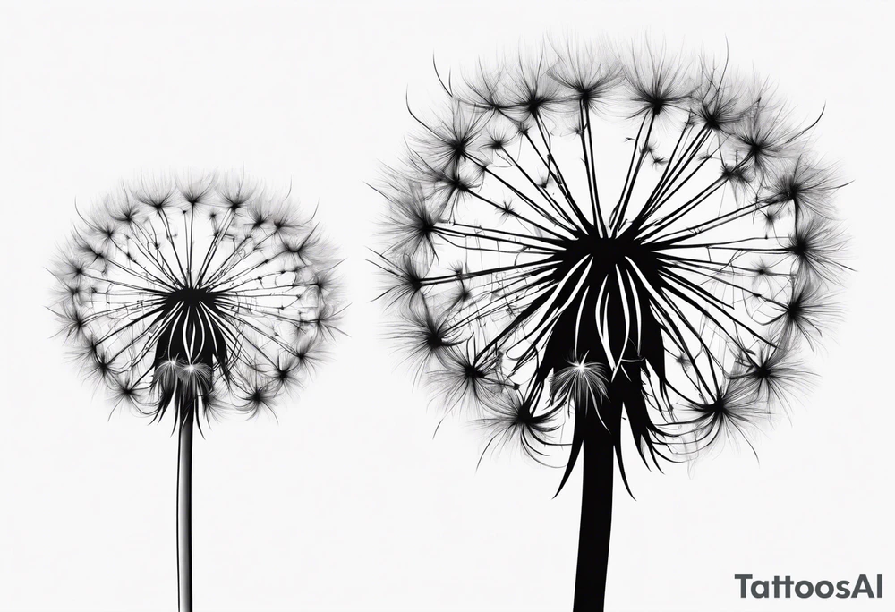 Dandelion tattoo idea
