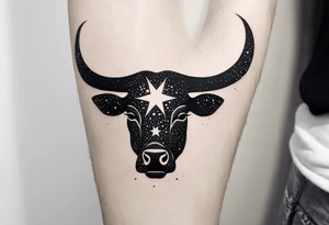 Taurus constellation stars only tattoo idea