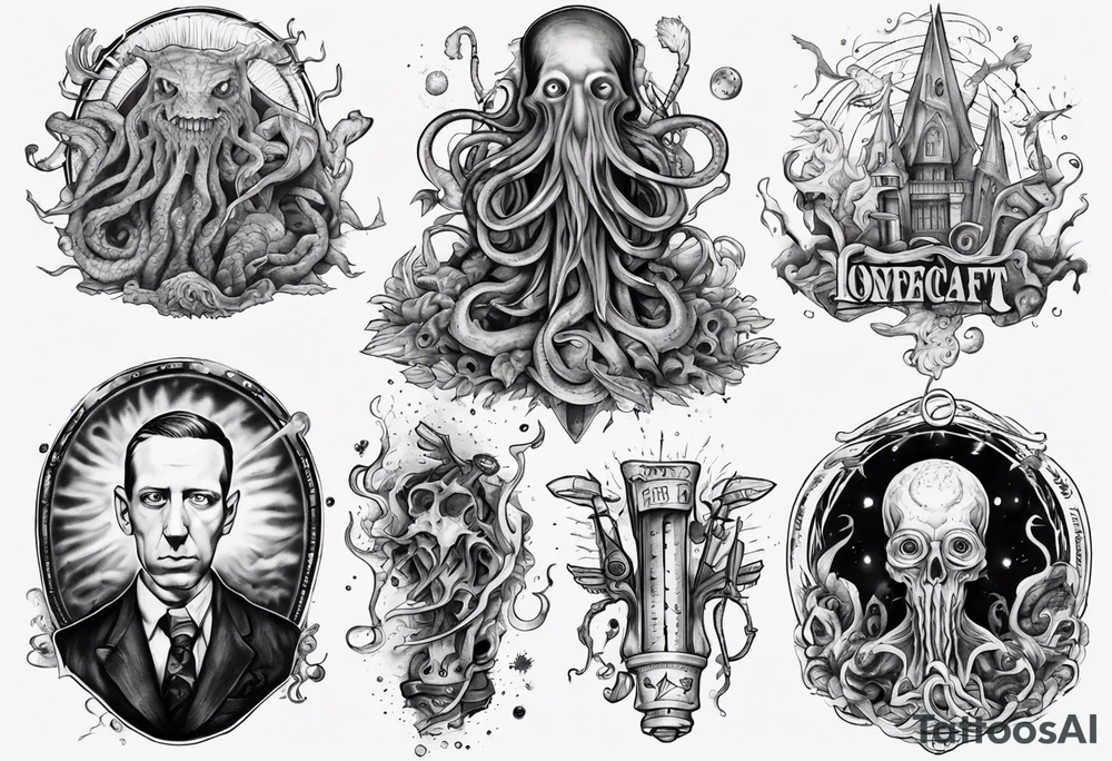 long tattoo for forearm on lovecraft them tattoo idea