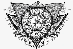 "Go Fly A Kite" spelled out in kite string tattoo idea