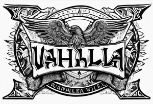 Valhalla  warrior soldier tattoo idea