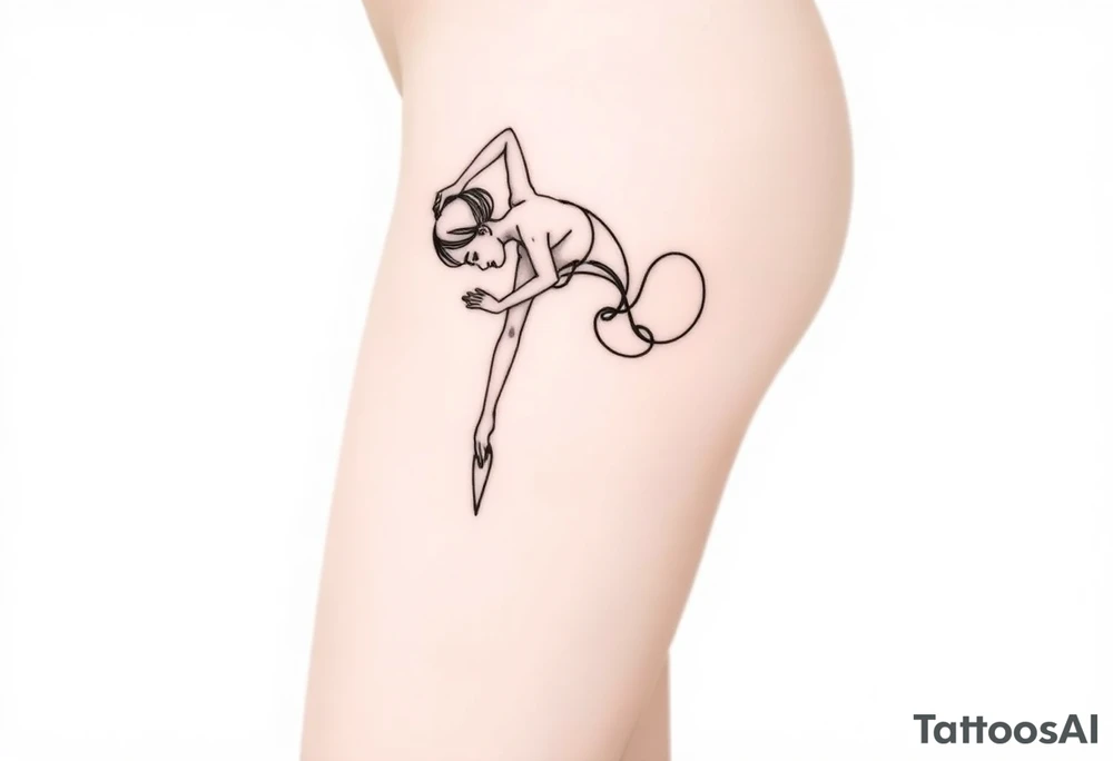 Contortionist tattoo idea