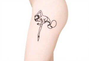 Contortionist tattoo idea