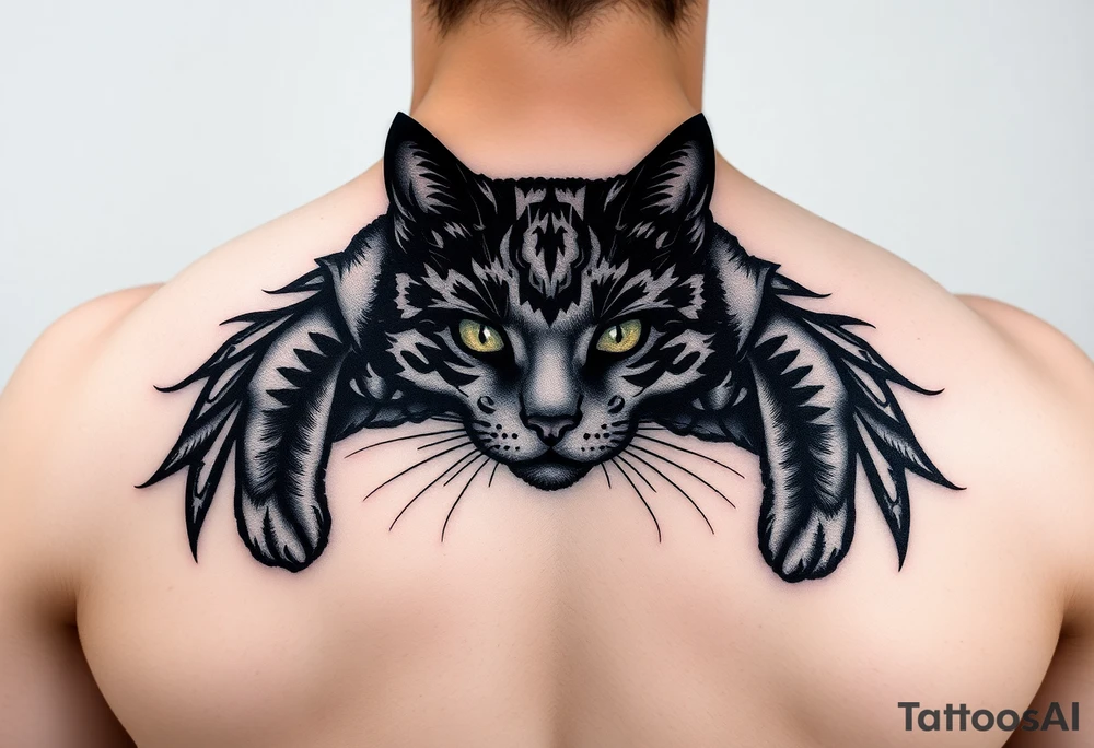 Black Cat tattoo idea