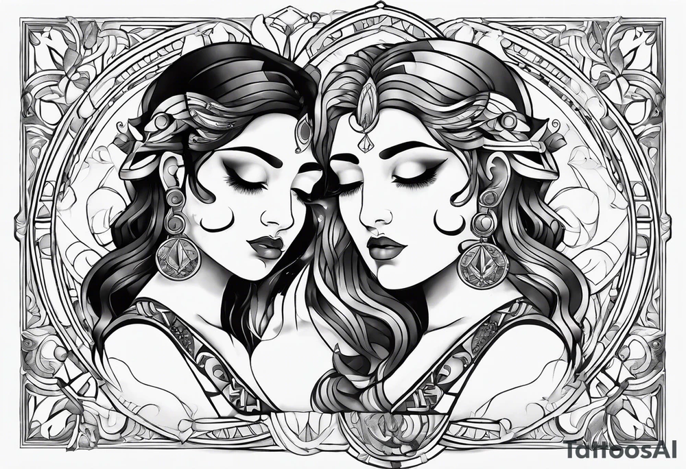Gemini zodiac tattoo tattoo idea