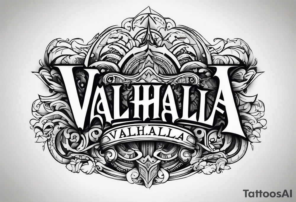 Valhalla tattoo idea
