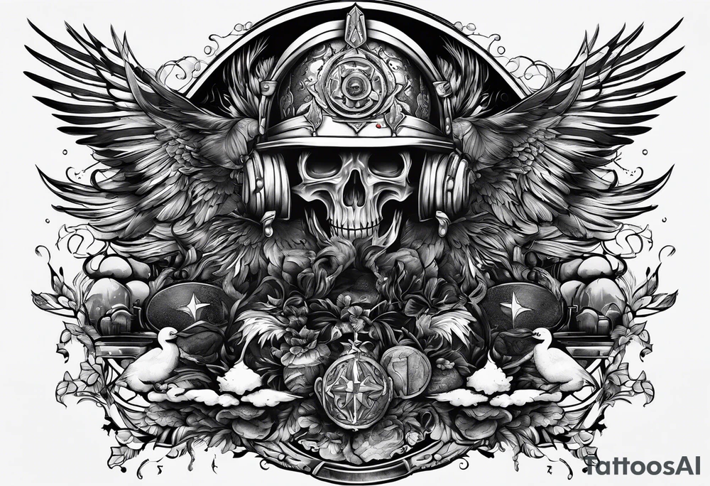 A war in the mind tattoo idea